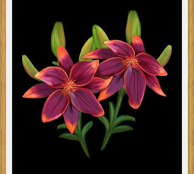 Cuadro Cute lilies