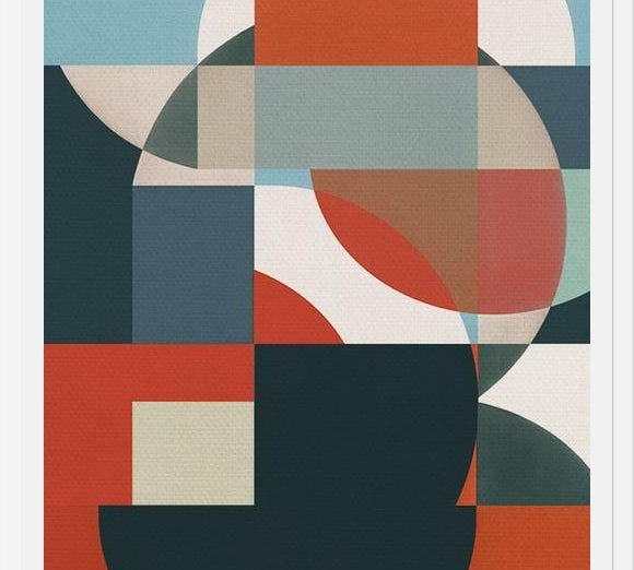 Cuadro Geometric Roots 4