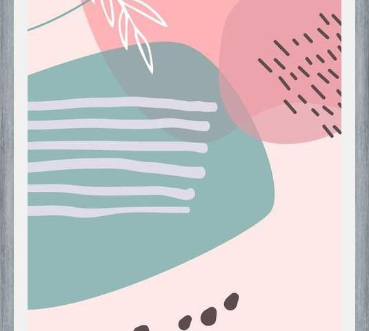 Cuadro Abstract pastel