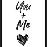 Cuadro You And Me Is Love