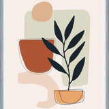 Cuadro Abstract Shapes Floral 1