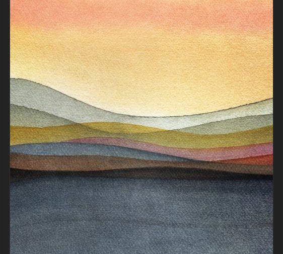Cuadro Trippy Landscape 3