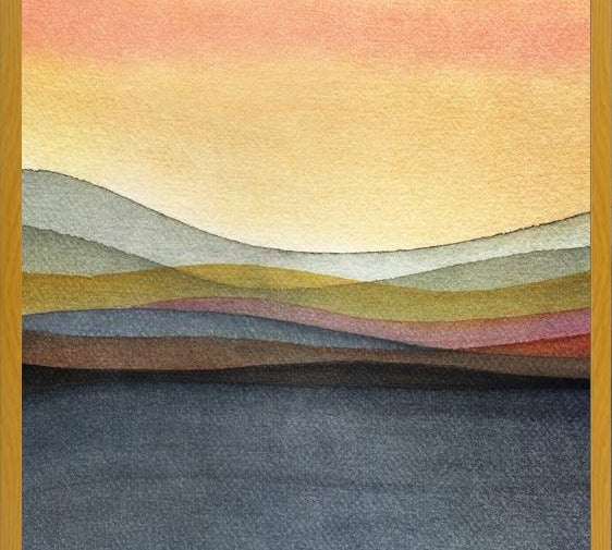 Cuadro Trippy Landscape 3