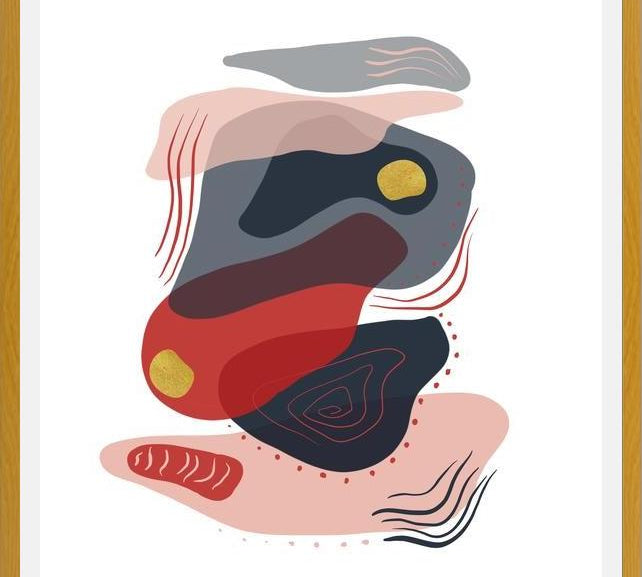 Cuadro Modern minimal forms 8