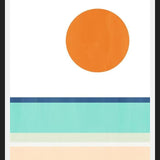 Cuadro Abstract Geomtric Beach