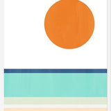 Cuadro Abstract Geomtric Beach