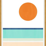 Cuadro Abstract Geomtric Beach