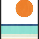 Cuadro Abstract Geomtric Beach
