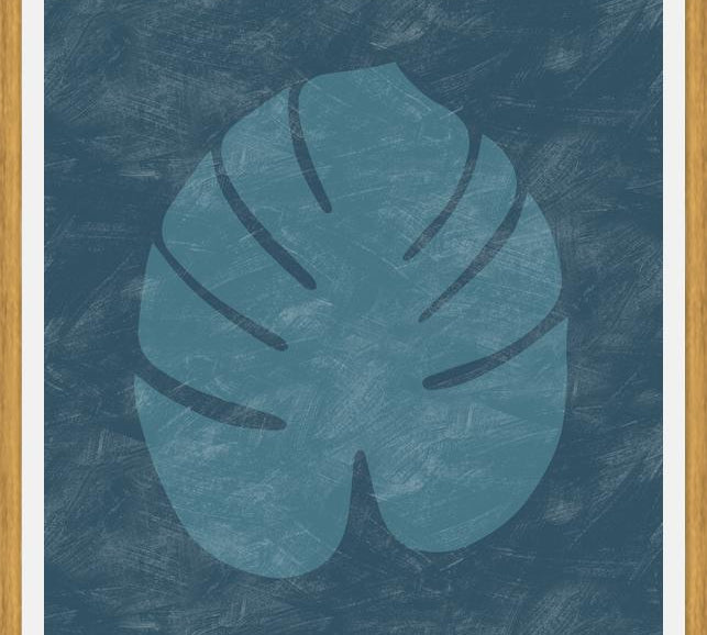 Cuadro Tropical Blue