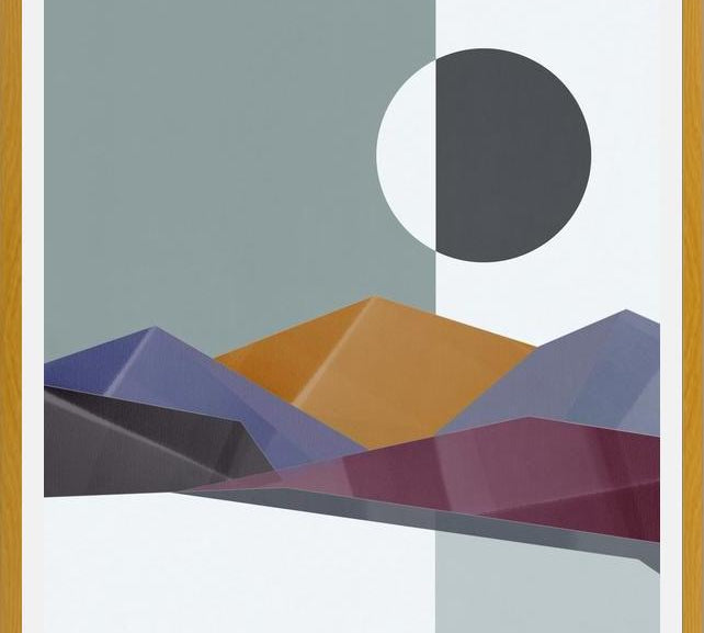 Cuadro Colorful mountains 3