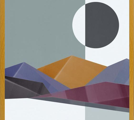 Cuadro Colorful mountains 3