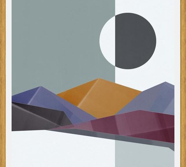 Cuadro Colorful mountains 3