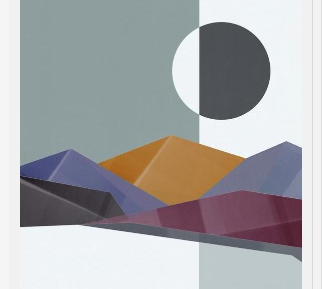 Cuadro Colorful mountains 3