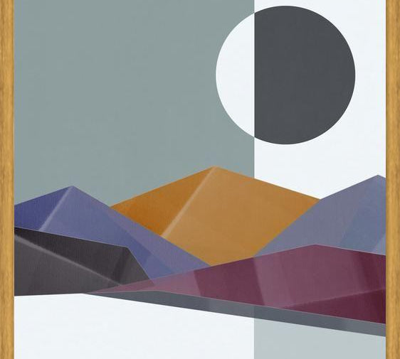 Cuadro Colorful mountains 3