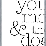 Cuadro You Me and the Dog