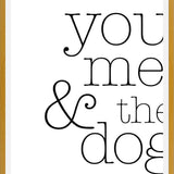 Cuadro You Me and the Dog