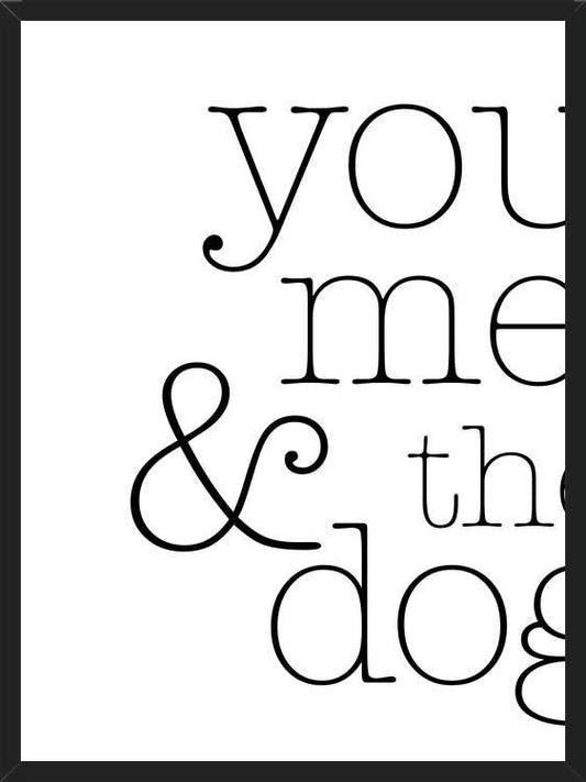 Cuadro You Me and the Dog