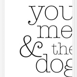 Cuadro You Me and the Dog