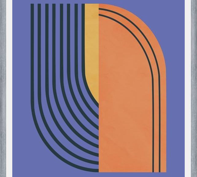 Cuadro Curvas Abstractas 2