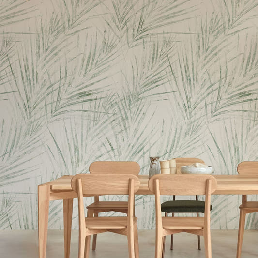 Papel Mural Faded Green