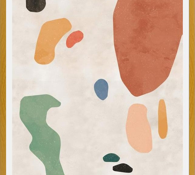 Cuadro Organic Thin Shapes