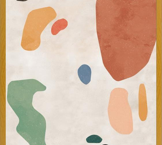 Cuadro Organic Thin Shapes