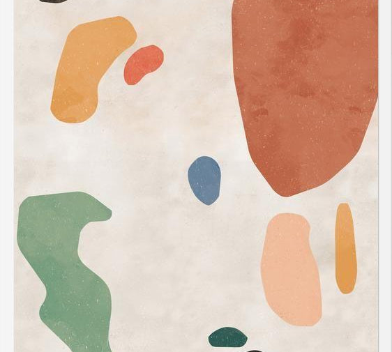 Cuadro Organic Thin Shapes