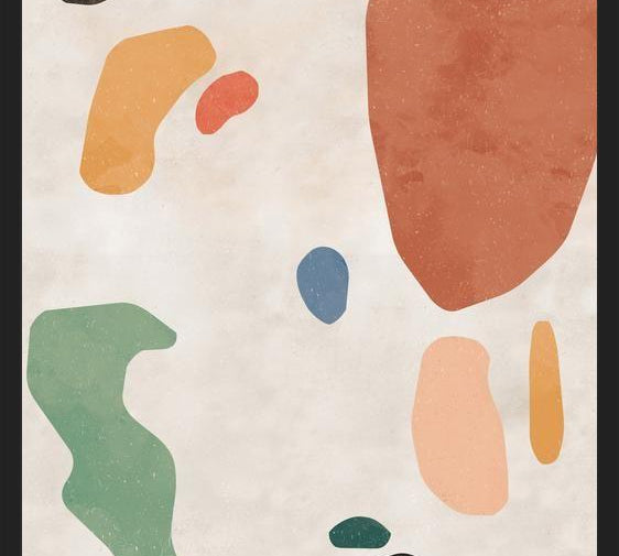 Cuadro Organic Thin Shapes