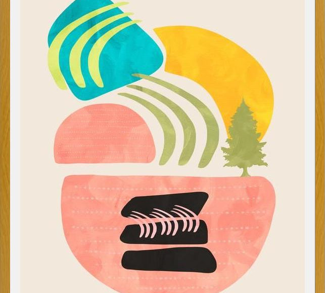 Cuadro Modern shapes 1