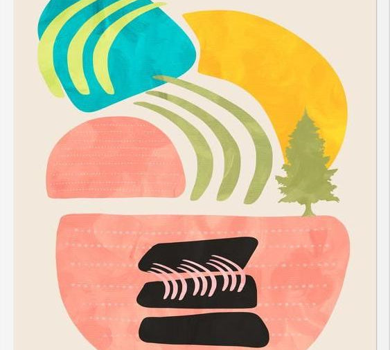 Cuadro Modern shapes 1