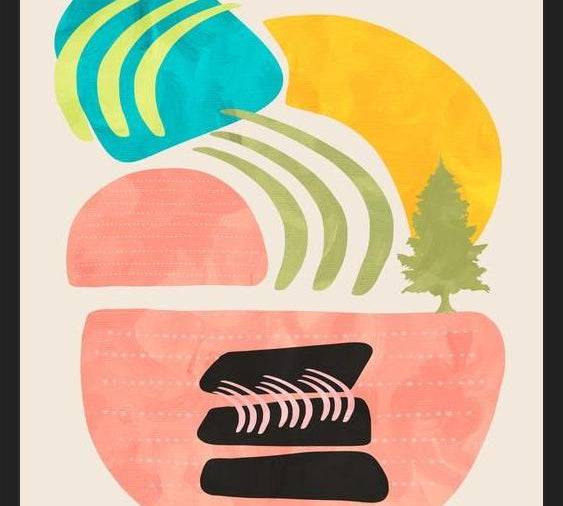 Cuadro Modern shapes 1
