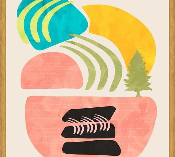 Cuadro Modern shapes 1