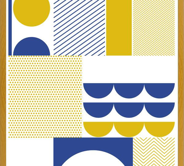 Cuadro Geometría abstracta