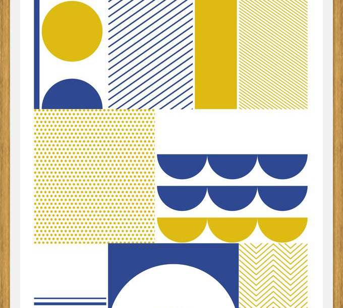 Cuadro Geometría abstracta