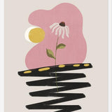 Cuadro Abstract Shapes & Flower 3