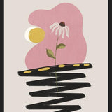 Cuadro Abstract Shapes & Flower 3