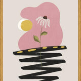 Cuadro Abstract Shapes & Flower 3