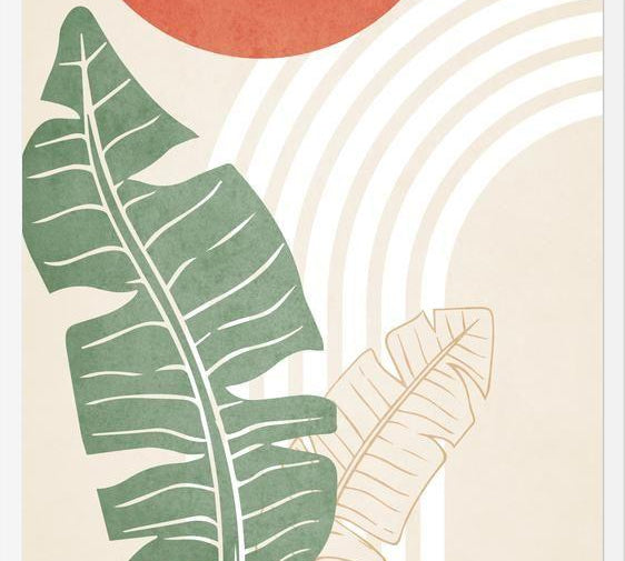 Cuadro Banana Leaves II