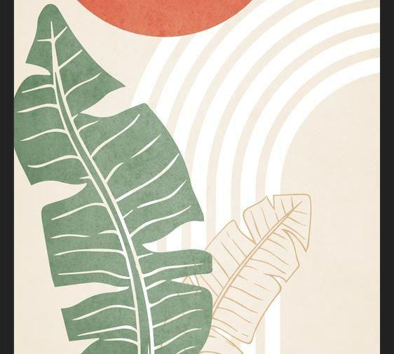Cuadro Banana Leaves II