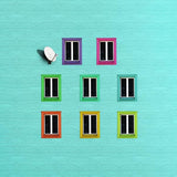 Canvas Ventanas Suizas Arco Iris