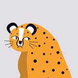 Canvas Cute Cheetah