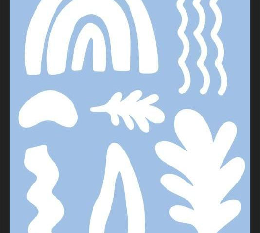 Cuadro Abstract Happy Shapes