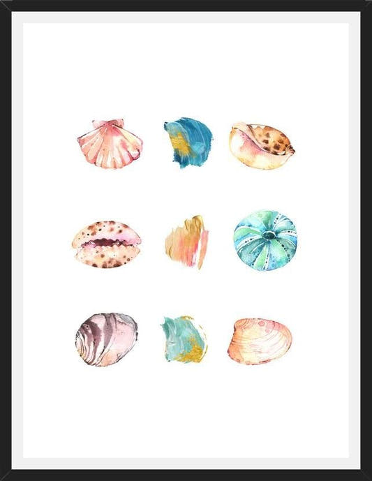Cuadro Sea And Brush Strokes