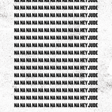 Canvas The Beatles - Na Na Na, Hey Jude White