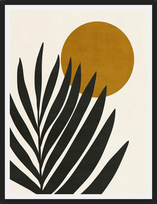 Cuadro LEAF AND SUN - 02