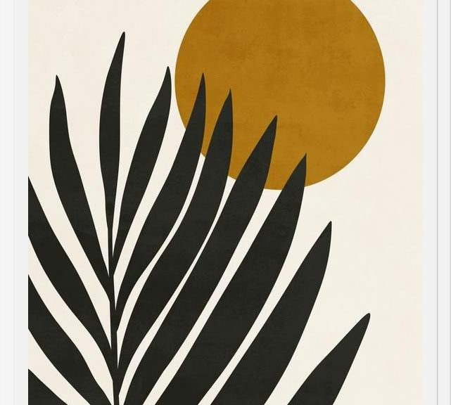 Cuadro LEAF AND SUN - 02