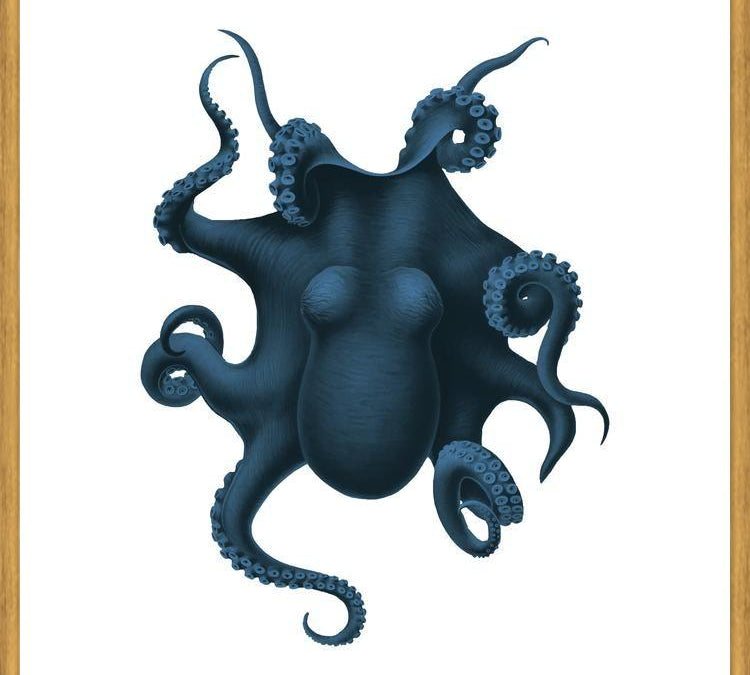 Cuadro Blue Sea Life II