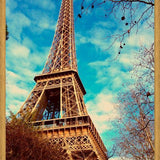 Cuadro Eiffel Paris azul