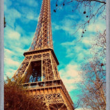 Cuadro Eiffel Paris azul