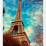 Cuadro Eiffel Paris azul